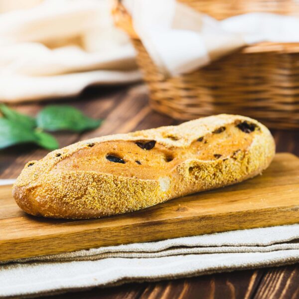 Glutenfreies Oliven-Baguette
