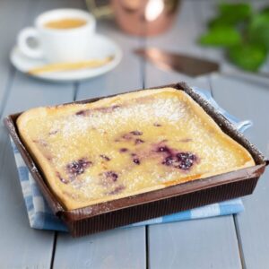 Glutenfreier Heidelbeer-Rahm Kuchen