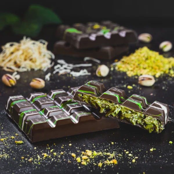 glutenfreie Dubai Schokolade