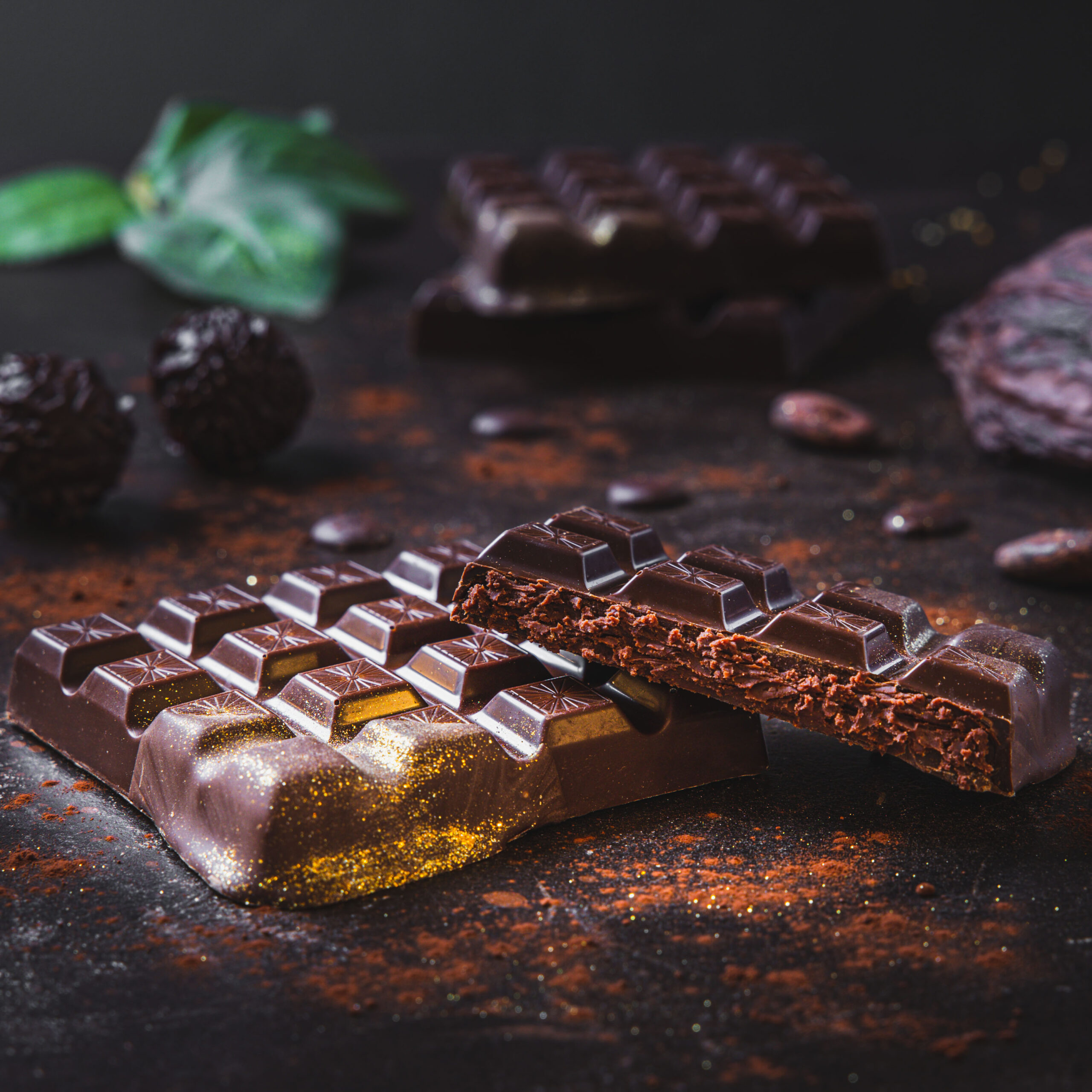 Zartbitterschokolade Trüffel