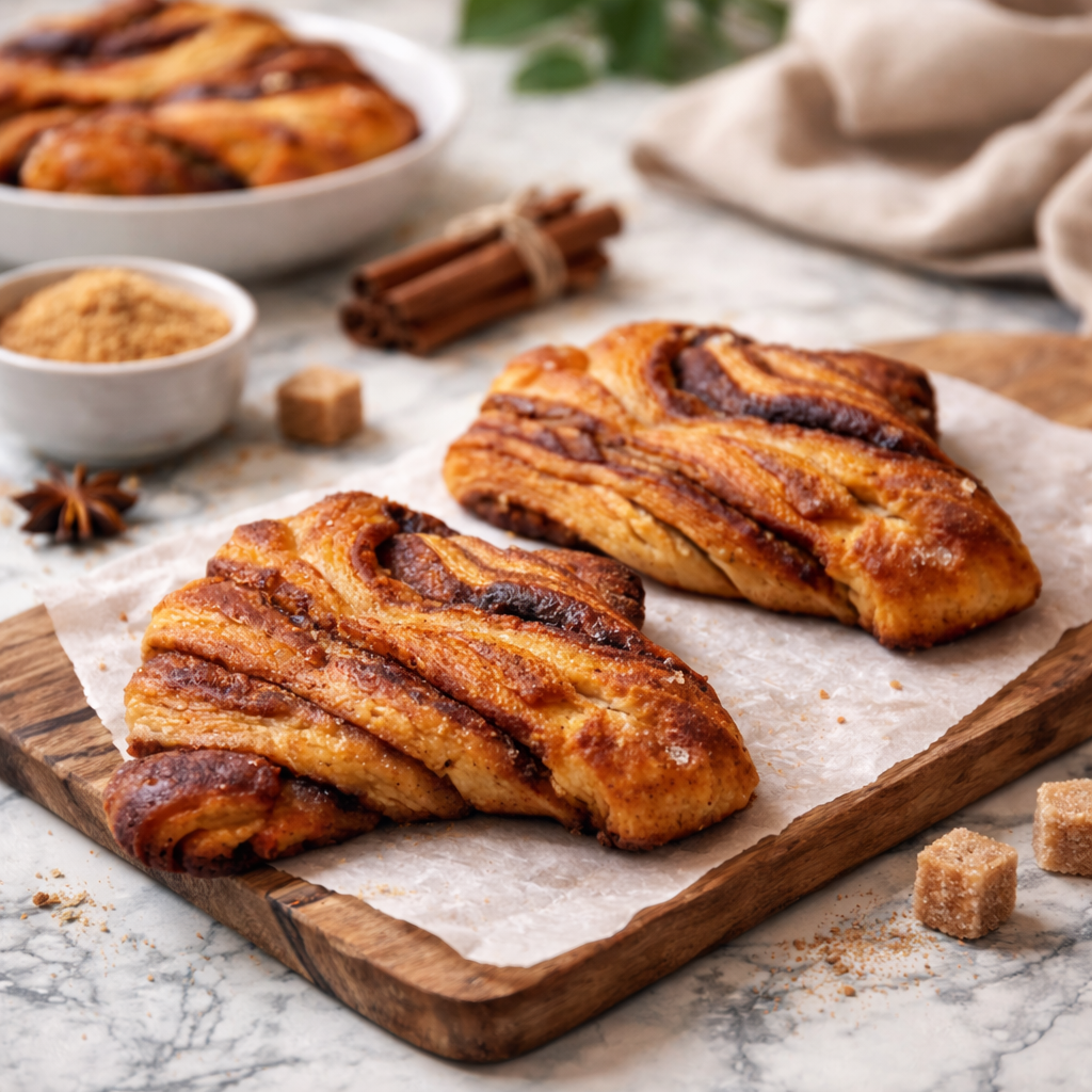 Glutenfreies Franzbrötchen