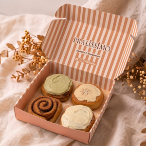 Glutenfreie Zimtrollen Box